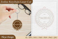 Zodiac Keychain SVG Bundle