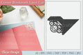 Mandala Corner Bookmark SVG