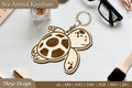 Cute Sea Animal Key Chain SVG