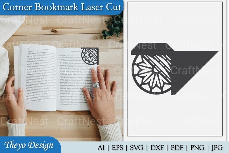 Mandala Corner Bookmark SVG Bundle