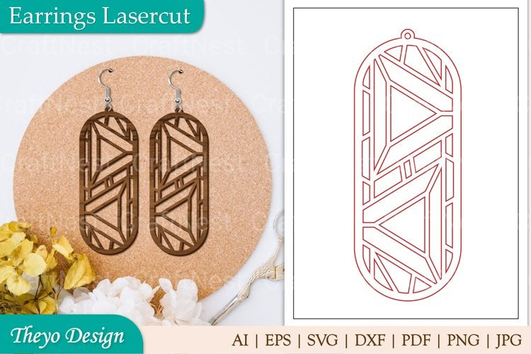 Earrings Lasercut SVG Bundles