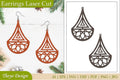 Mandala Lasercut Earrings SVG Bundle