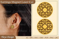 Lasercut Earrings Magnet SVG Bundle