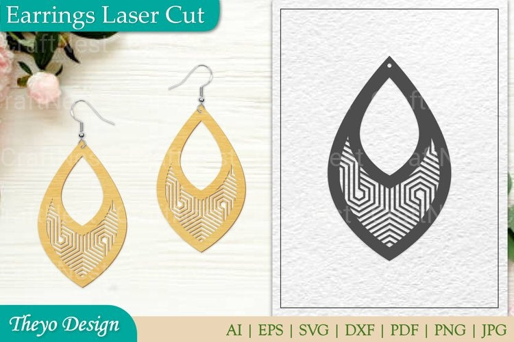 Laser Cut Earrings SVG Bundle
