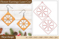 Earrings Lasercut Flower SVG Bundle