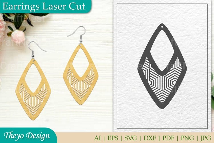 Laser Cut Earrings SVG Bundle