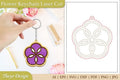 Flower Keychain SVG Bundle