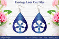 Laser Cut Flower Earrings SVG Bundle