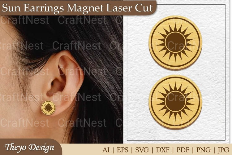 Earrings Magnet SVG Bundle from Magnet SVG