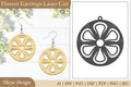 Lasercut Flower Earrings SVG Bundle