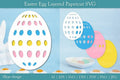 Easter Egg Layered Papercut SVG Bundle