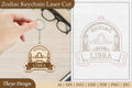 Zodiac Keychain SVG Bundle