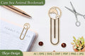 Cute Sea Animal Bookmark SVG