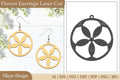 Earrings Lasercut Flower SVG Bundle