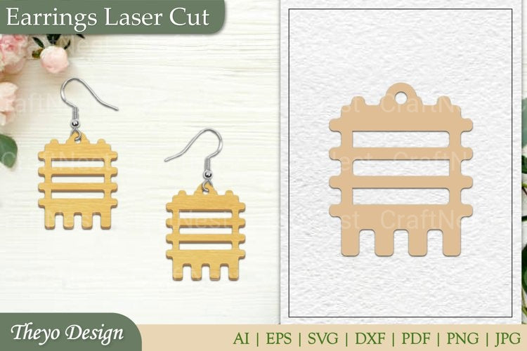 Earrings Lasercut SVG Bundle