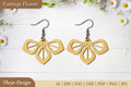 Flower Earrings SVG Bundle