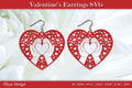 Valentine Earrings SVG Bundle