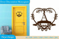 Door Decoration Monogram SVG