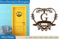 Door Decoration Monogram SVG Bundle