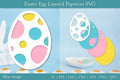 Easter Egg Layered Papercut SVG Bundle
