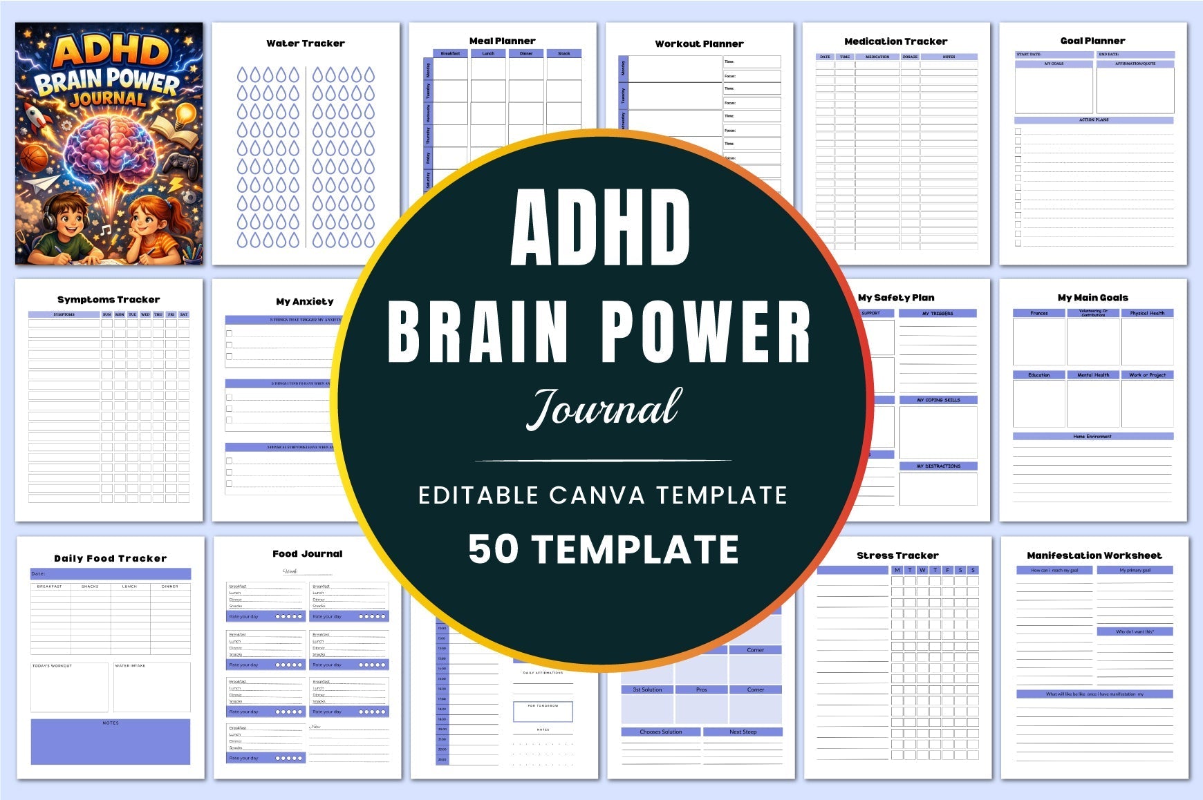 Adhd Brain Power Journal