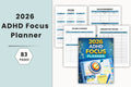 ADHD Focus Planner for Improved Concentration Cover Preview