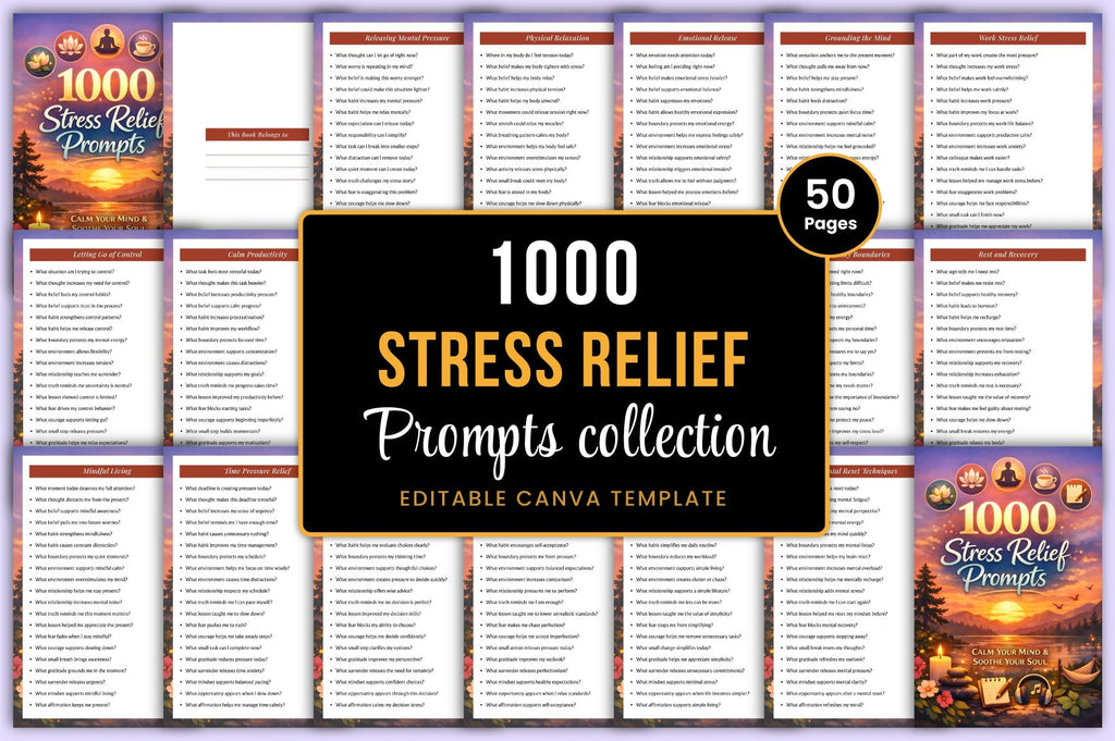 Stress Relief Prompts for Relaxation