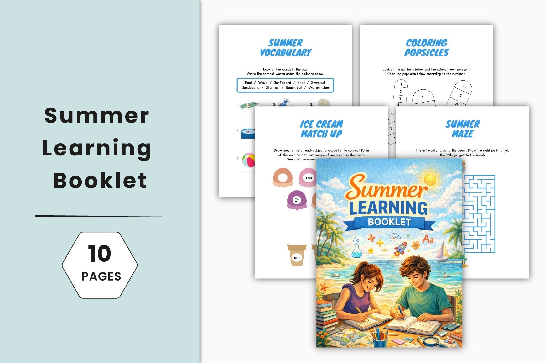 Summer Learning Booklet Planner