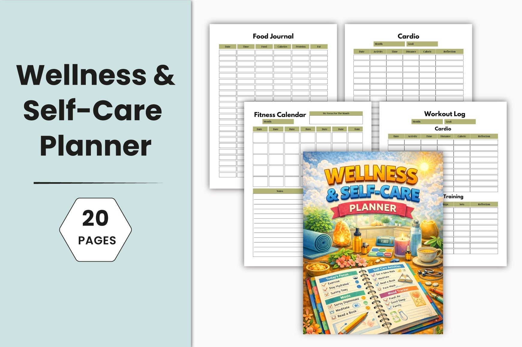 Wellness Self-Care Planner