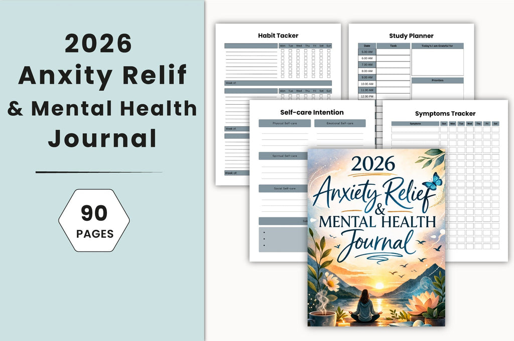 Anxiety Relief Mental Health Journal