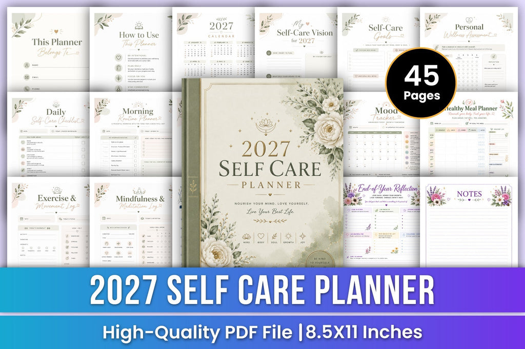Self Care Planner