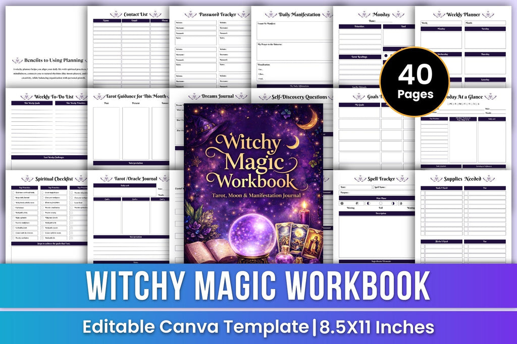 Witchy Magic Workbook