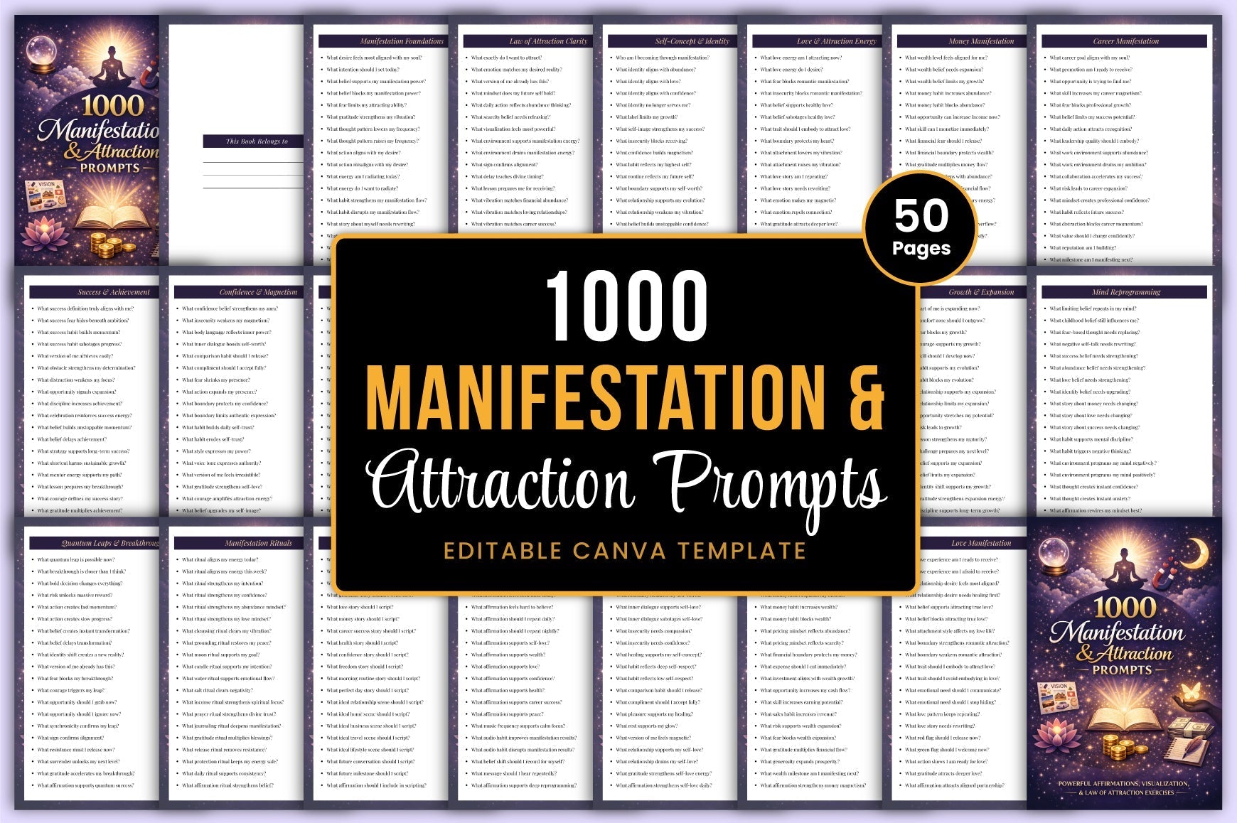Manifestation Attraction Prompts