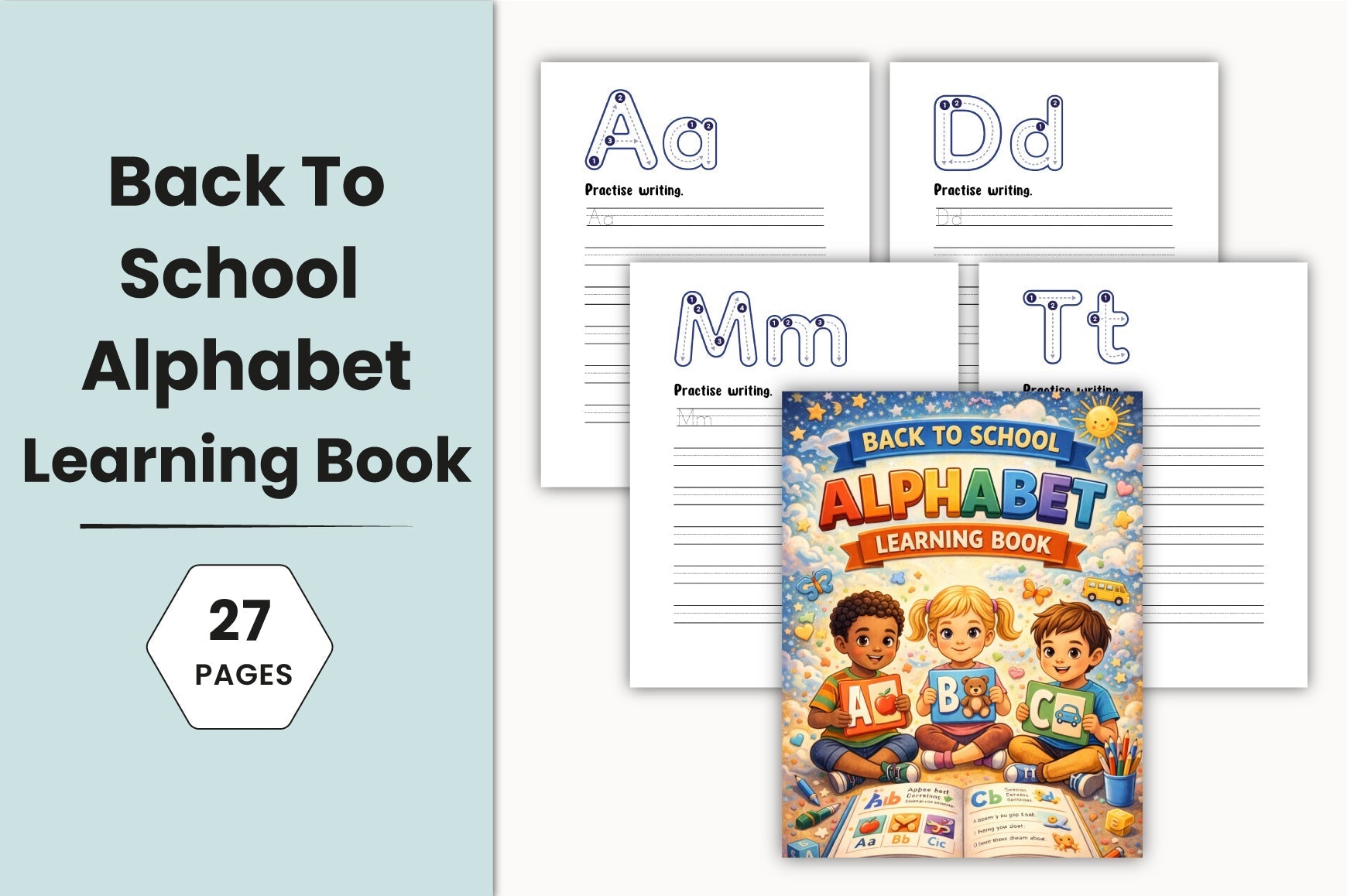 Back to School Alphabet Learning Planner