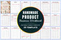 Handmade Product Business Workbook