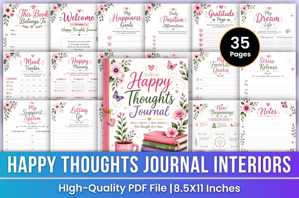Happy Thoughts Journal