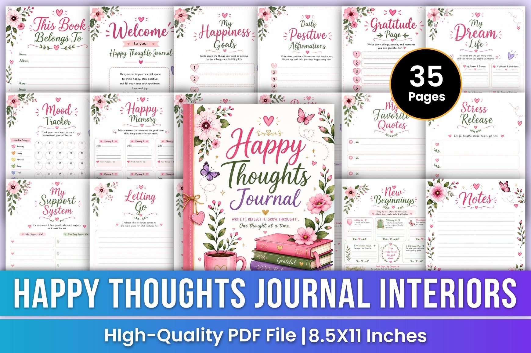 Happy Thoughts Journal
