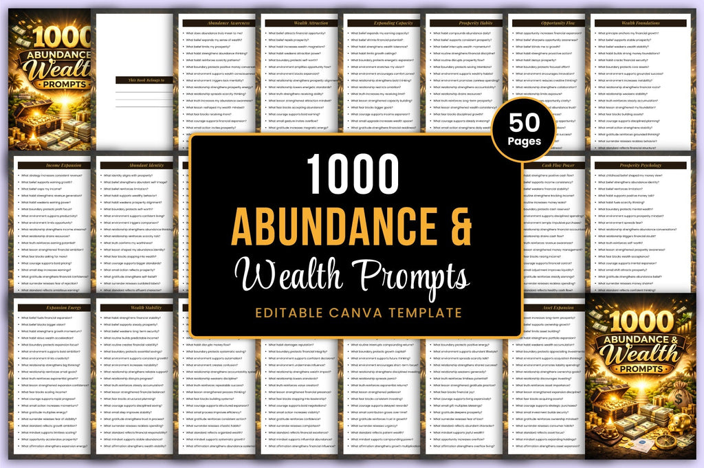 Abundance Wealth Prompts for Success