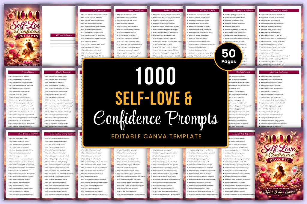 Self Love Confidence Prompts