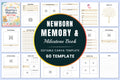 Newborn Memory Milestone Book