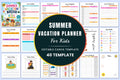 Summer Vacation For Kids Planner