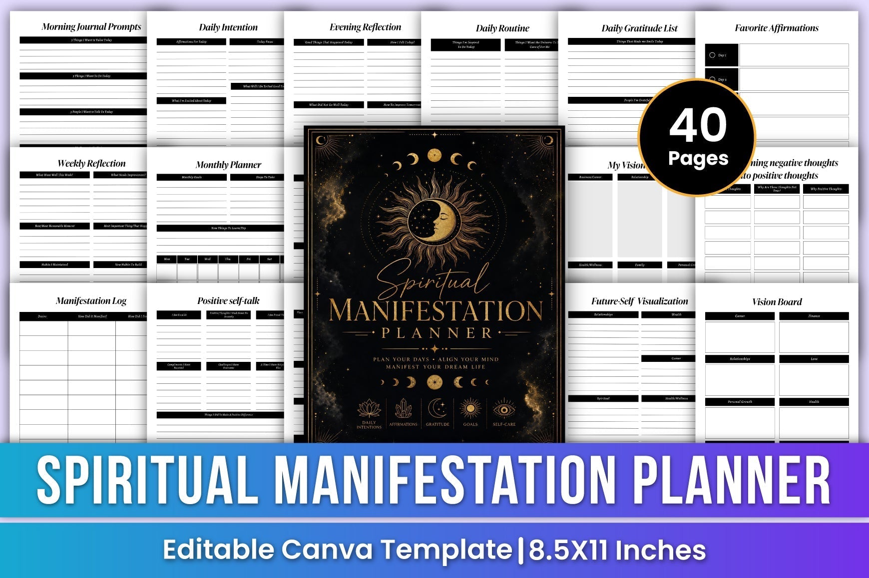 Spiritual Manifestation Planner