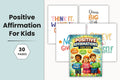 Positive Affirmations Planner for Kids