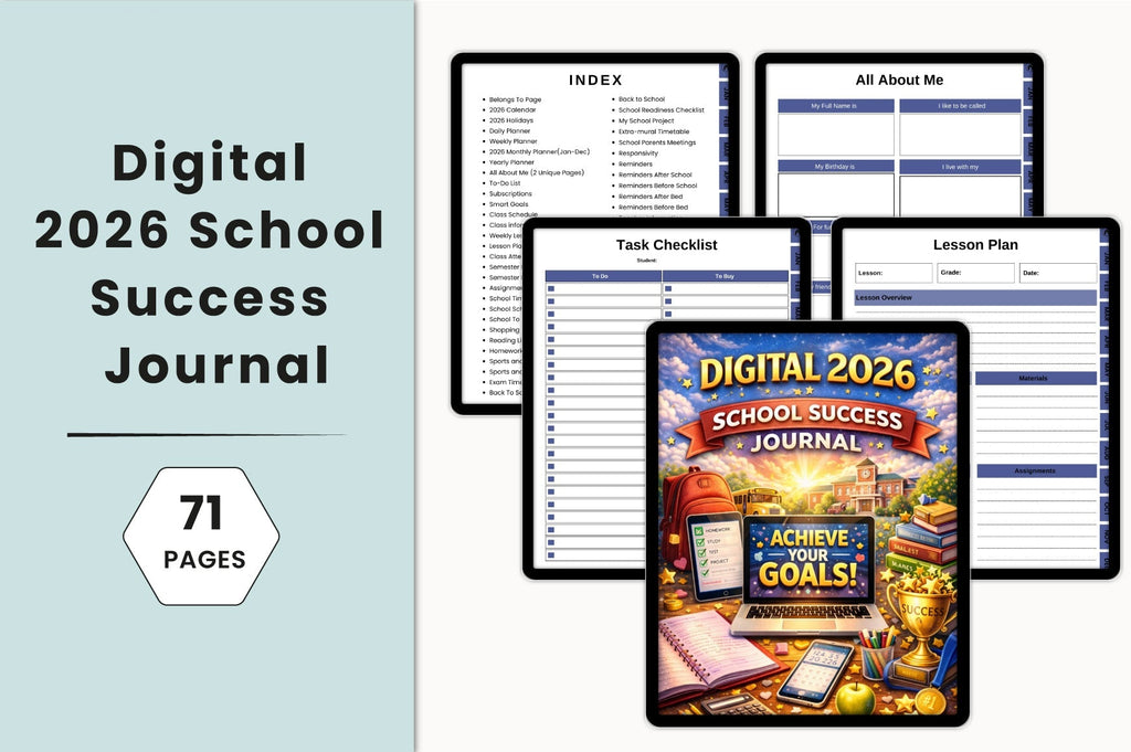 School Success Journal for Students