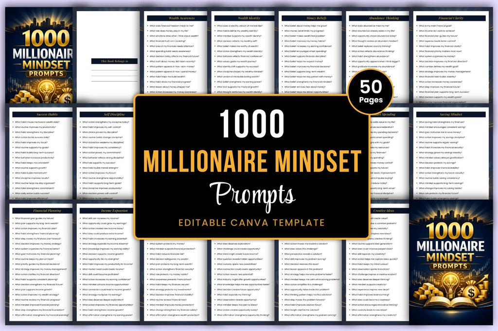 Millionaire Mindset Prompts Guide