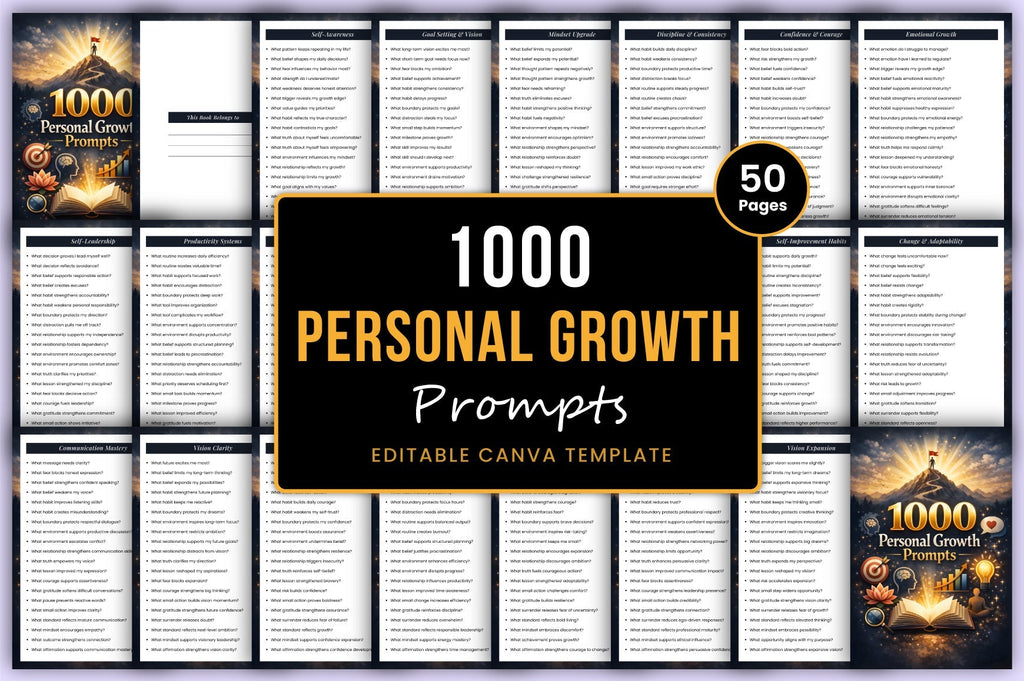 Personal Growth Prompts for Self-Improvement