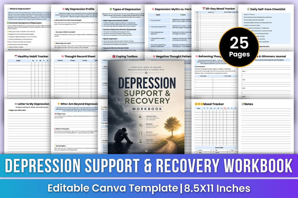 Depression Support Recovery Workbook
