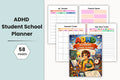 ADHD Student School Planner Cover Preview