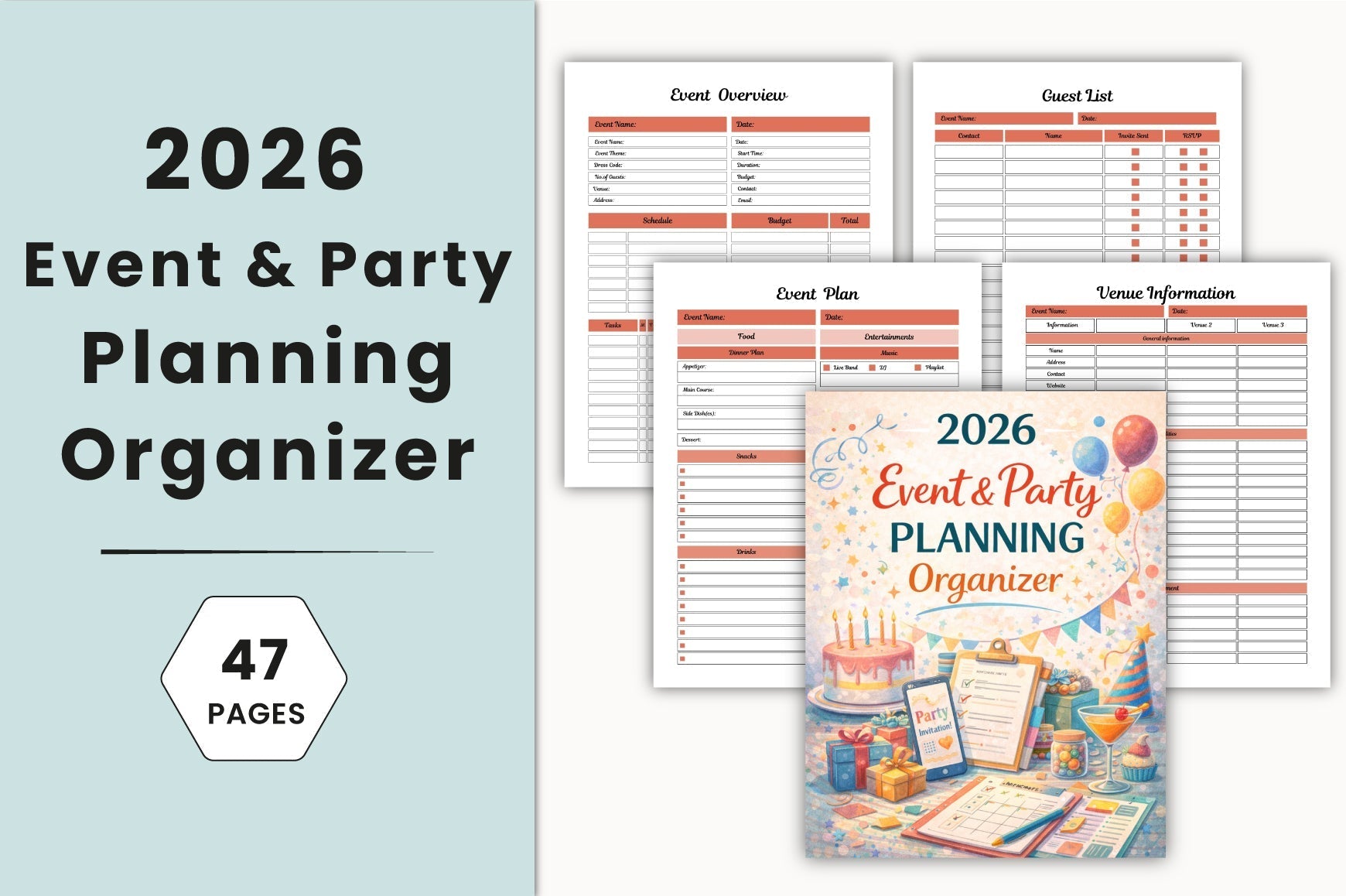 Event Party Planning Planner