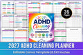 Adhd Cleaning Planner